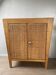 Vintage woven cane buffet