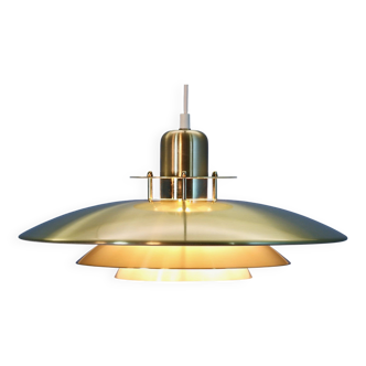 Danish hanging lamp in brass, 1980s