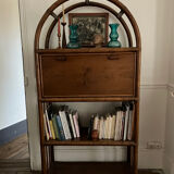 Rattan bookcase