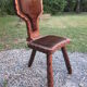 Chaise tripode esprit chalet