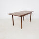 Mid-century teak extendable dining table, Netherlands 1950's