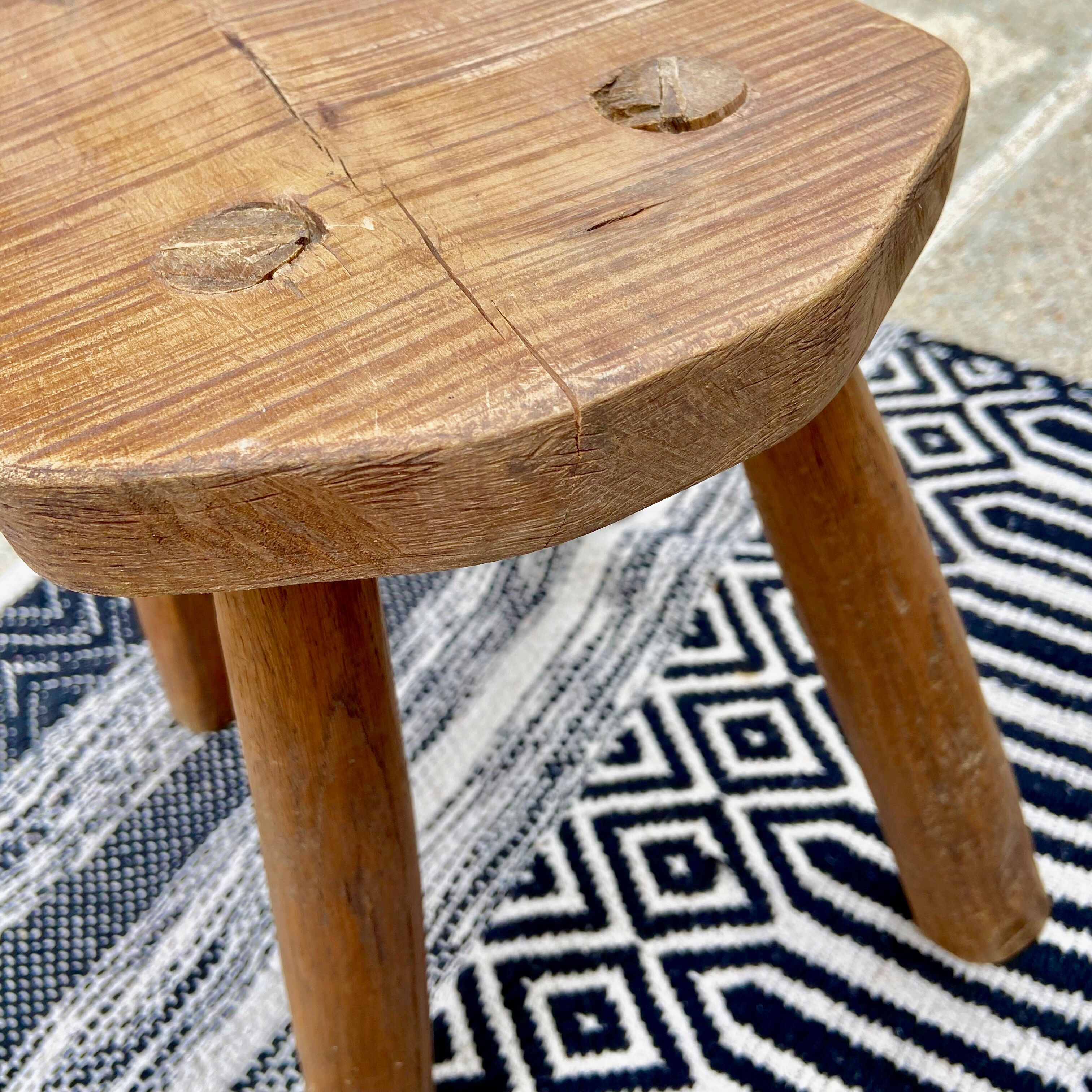 Brutalist stool-60s