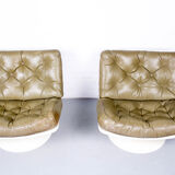 Pair of F976 armchairs by Geoffrey Harcourt for Artifort
