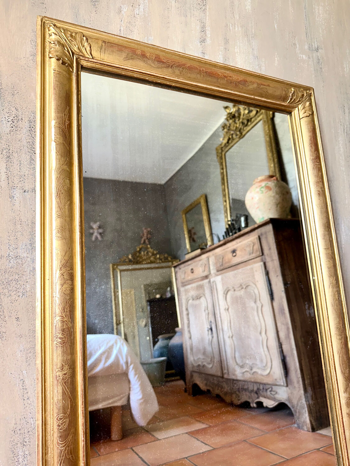Old 19th century mirror