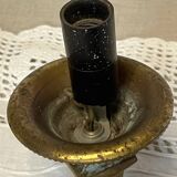 Vintage 6-arm copper chandelier