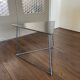 Vintage triangular Niels Gammelgaard Oti 1980s side, coffee table