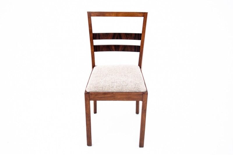 Chaise Art Déco, Pologne, années 1930. Après restauration.