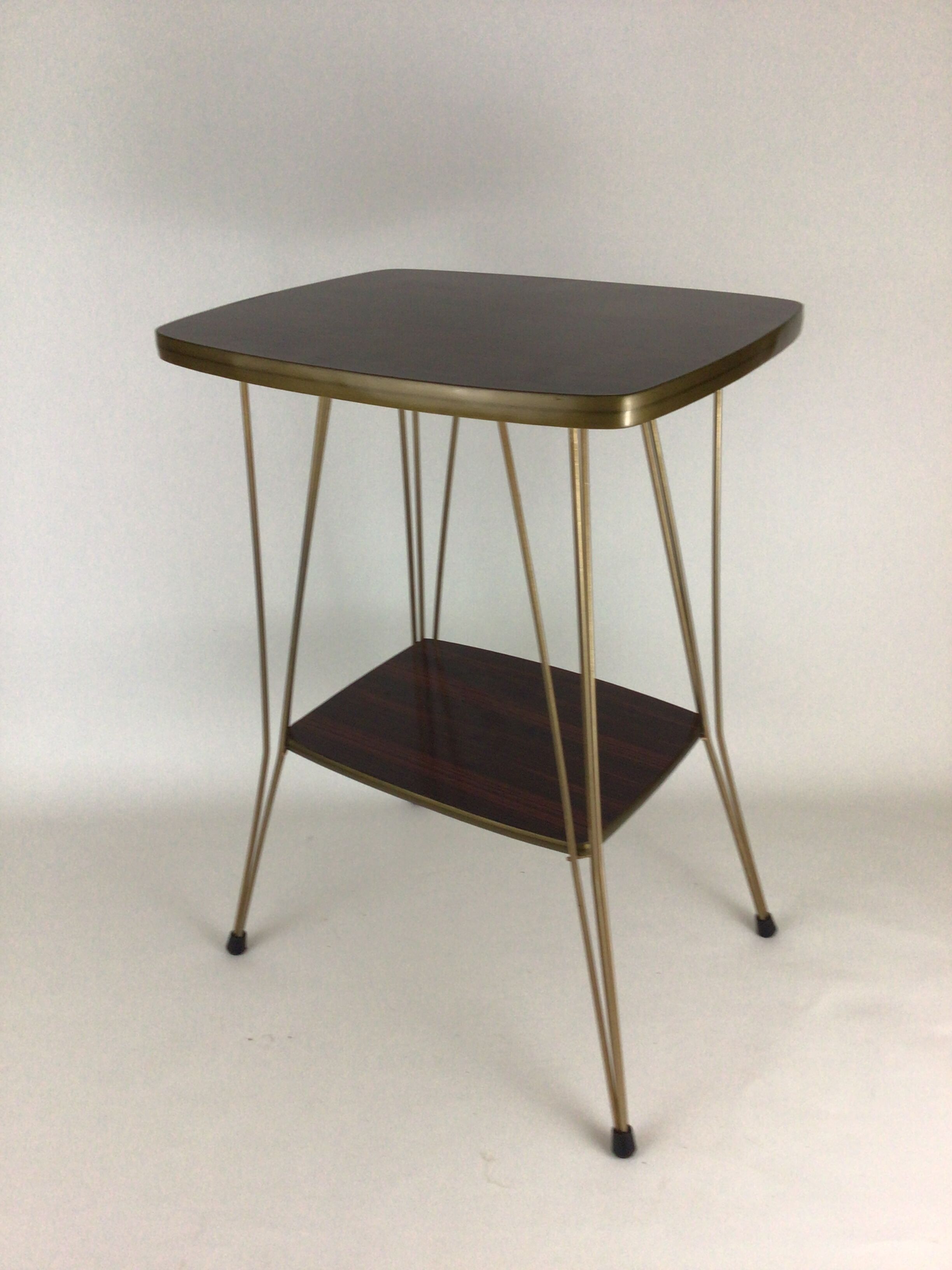 Vintage formica feet side table