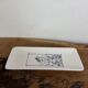 Vintage Mid-Century Ring Dish, Porcelain Tray featuring Alphonse Mucha’s "Amethyst"