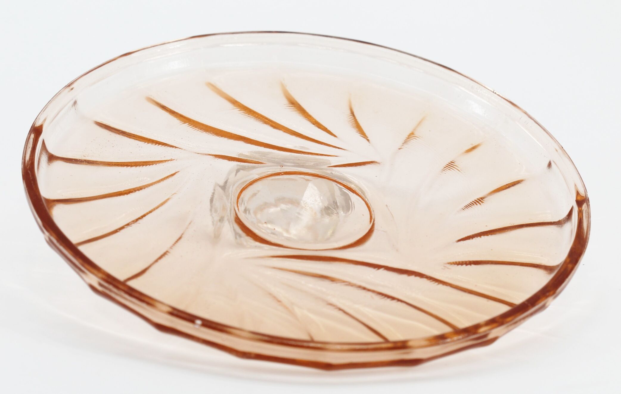 Old glass cheese bell