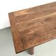 Farmhouse table, solid oak, 20th century.
