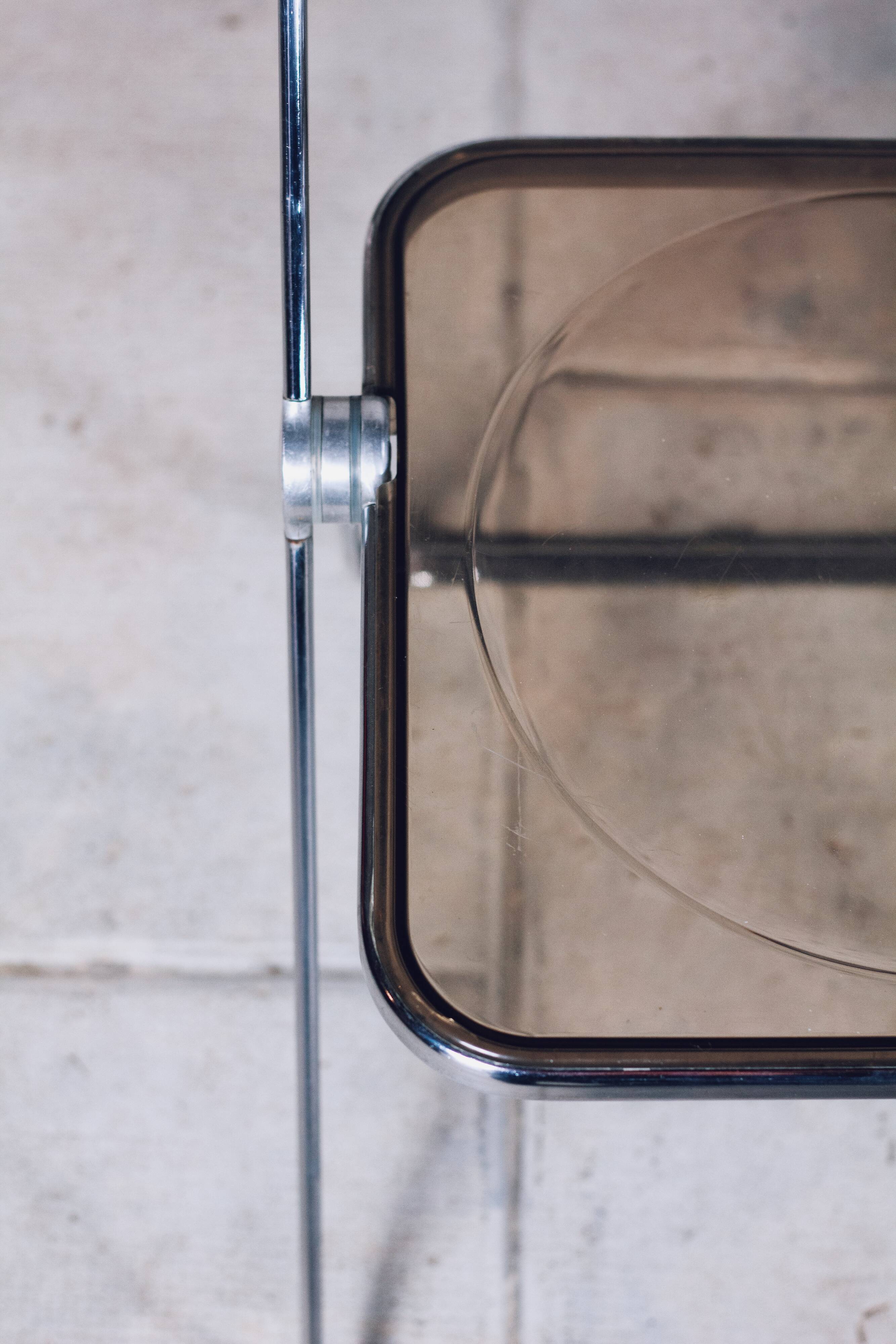 Plia folding chair by Giancarlo Piretti for Castelli, 1970