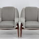 1980s pair of italian refurbished armchairs