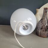Vintage glass egg lamp