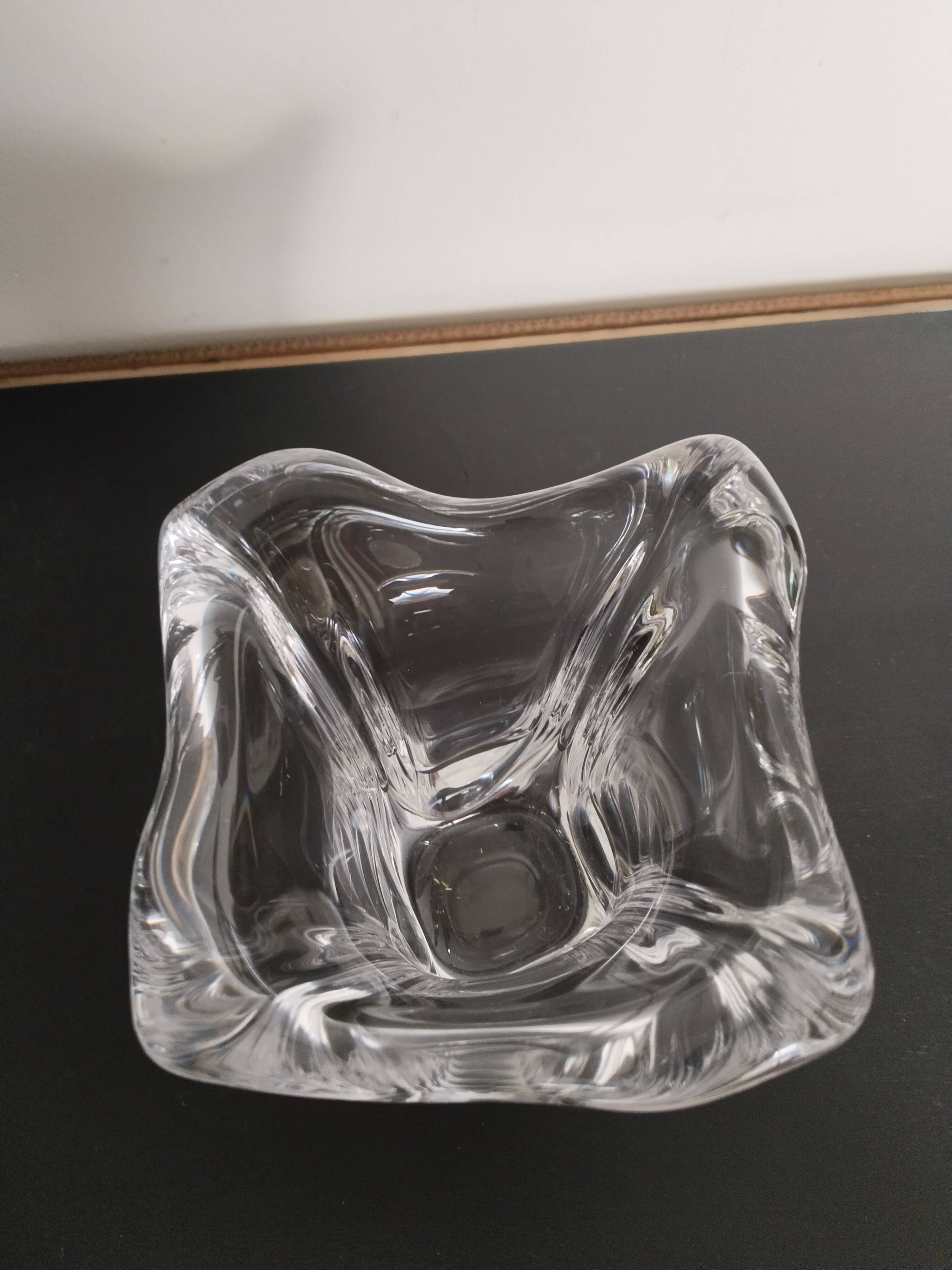 Daum crystal vase, signed, 2.2 kg