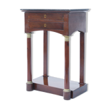 Empire-style bedside table