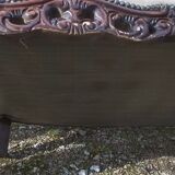 Banquette 3 places style Baroque Rococo