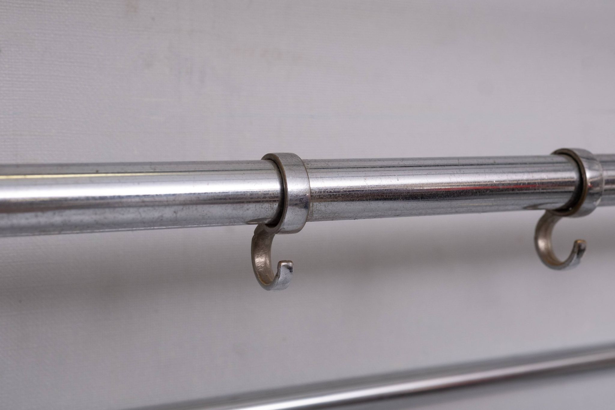 Art Deco Chrome wall Coat Rack Holland 1930s
