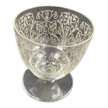 Red wine glass (1) Baccarat service Lulli – Art Deco