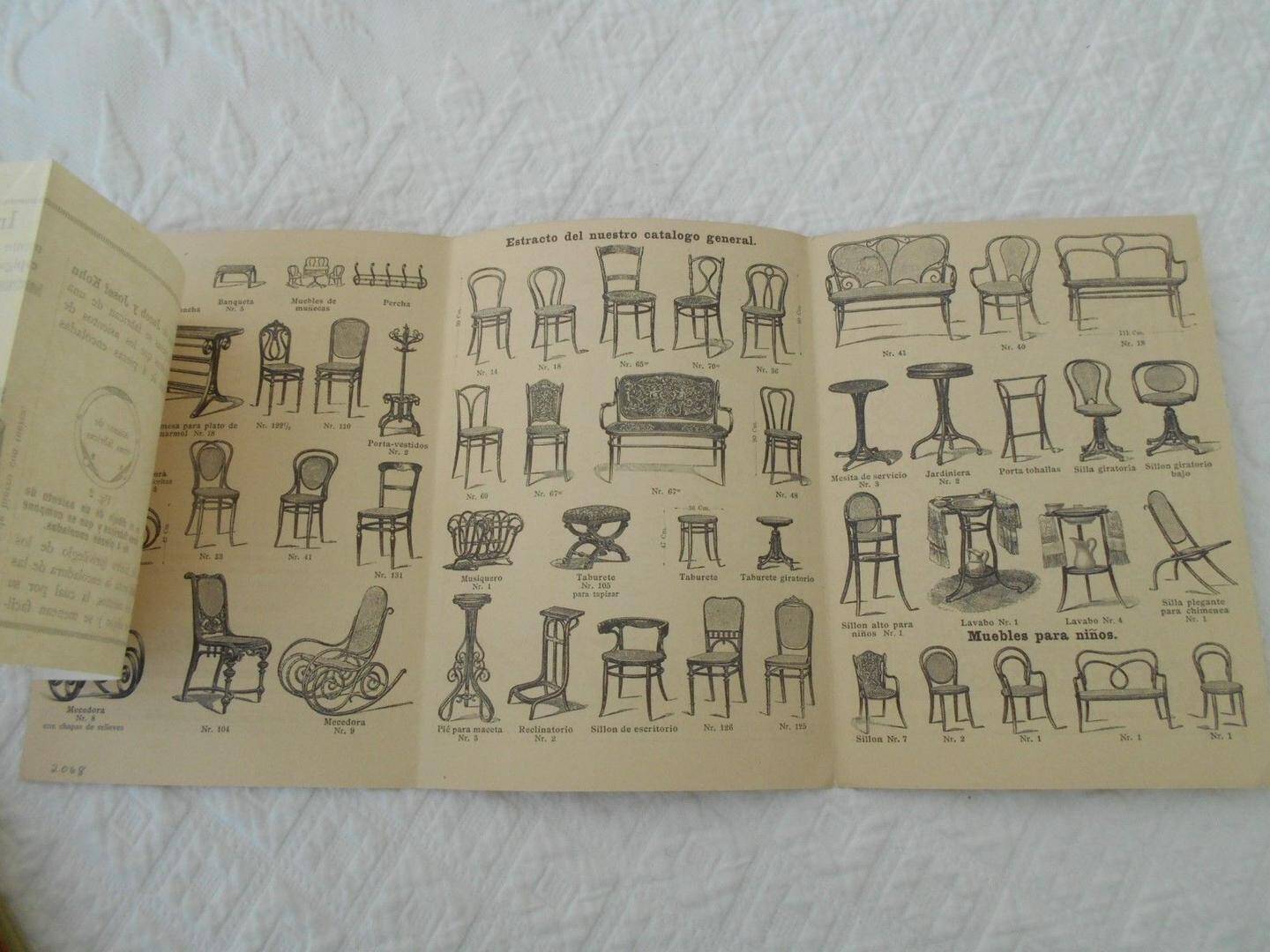 JJ Kohn, caned bistro chair for children, circa 1900