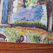 Vintage Provençal painting fabric