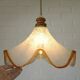 Hand Blown Murano Glass Pendant Light – Amber Rim, 1970s Italy Design