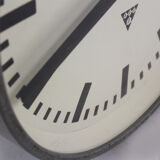 Double sided railway clock from pragotron, 1970