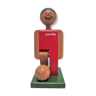 wooden toy footballer design P. Schweizer for Naef Switzerland
