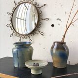Brass witch mirror