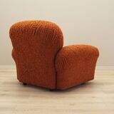Orange armchair, Italian design, 1970s, production: Italy