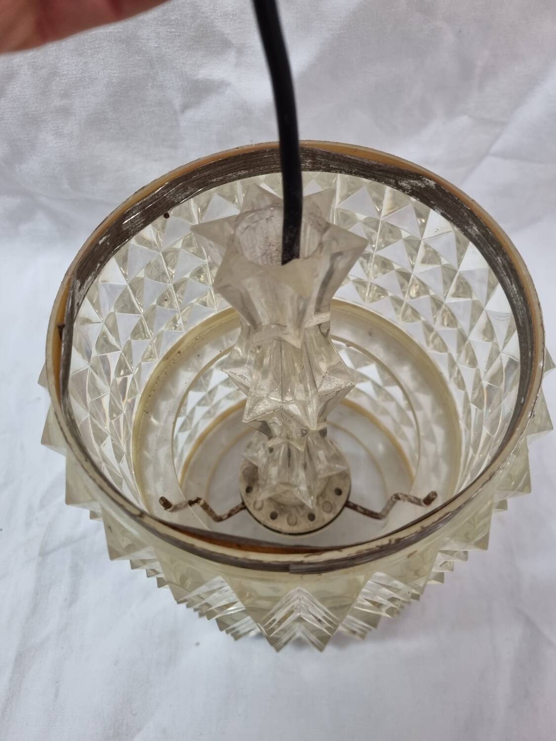 Plexis pendant light from 1960 Scandinavian