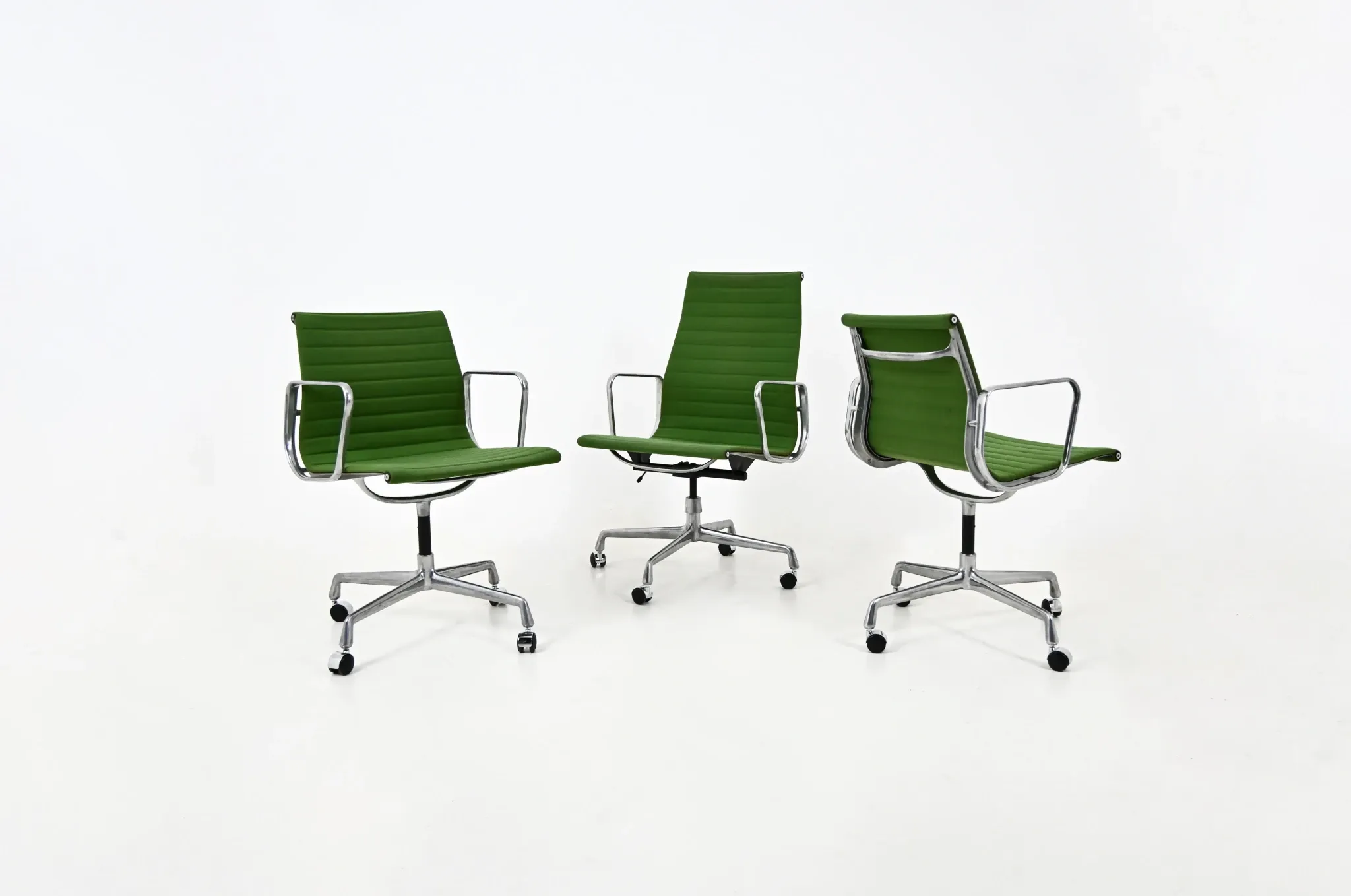 Set of 3 Office Chairs by Charles & Ray Eames for Herman Miller, 1970s