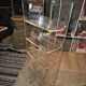 Vintage CD furniture in plexiglass, 1980s David Lange style, disc range.