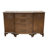 1950s English mahogany sideboard