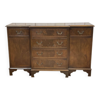 Enfilade anglaise en acajou des années 1950