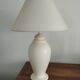 Satin ceramic lamp