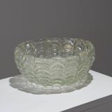 Iridescent Murano glass bowl, 1940s