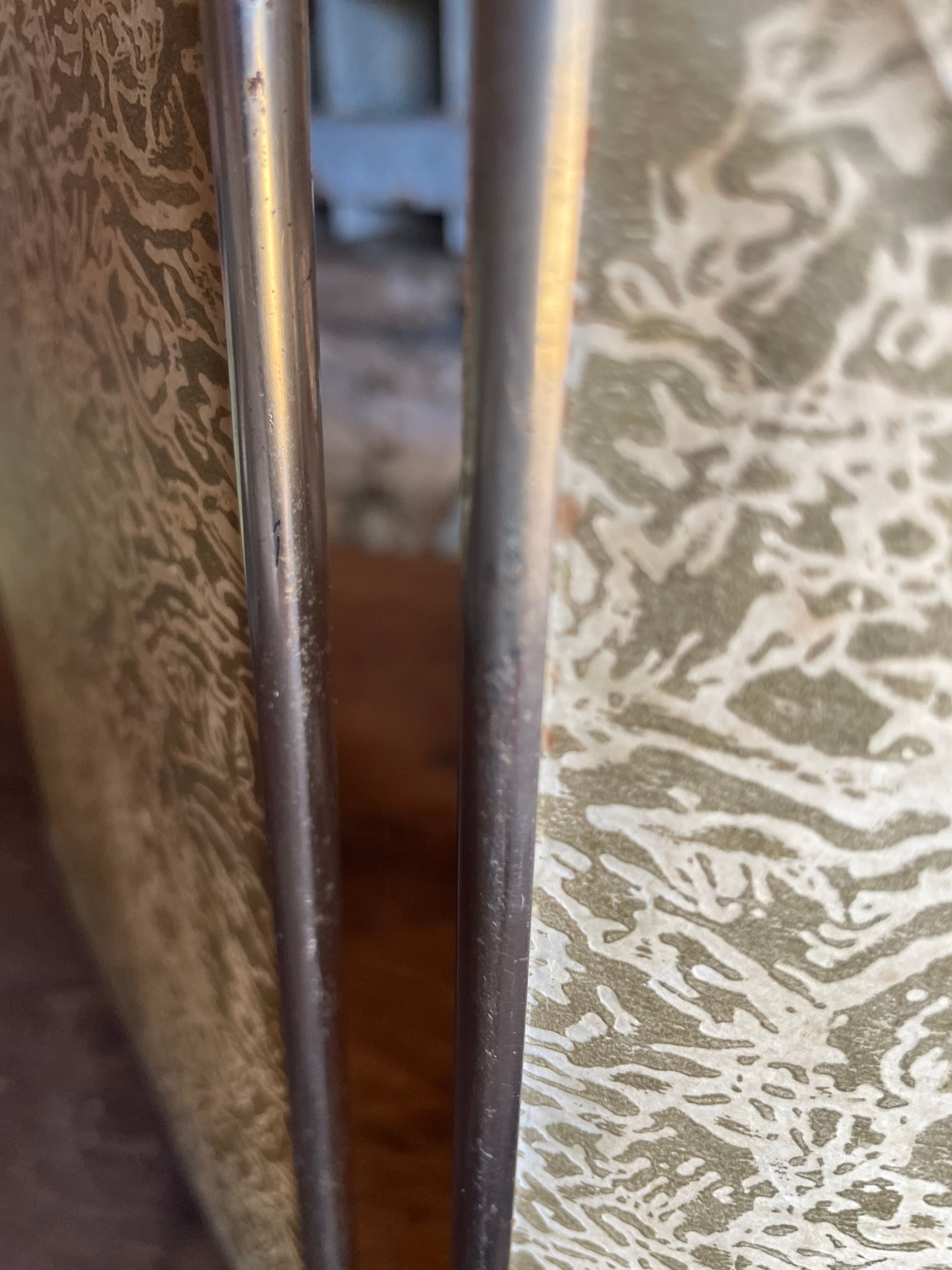 Mirror barber triptych 68x27cm