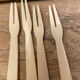 Set of 16 tapas forks and 14 scoops of sorbet