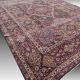 Large Antique Iranian Oriental Rug: Yazd: 4.45 X 3.30 Meters