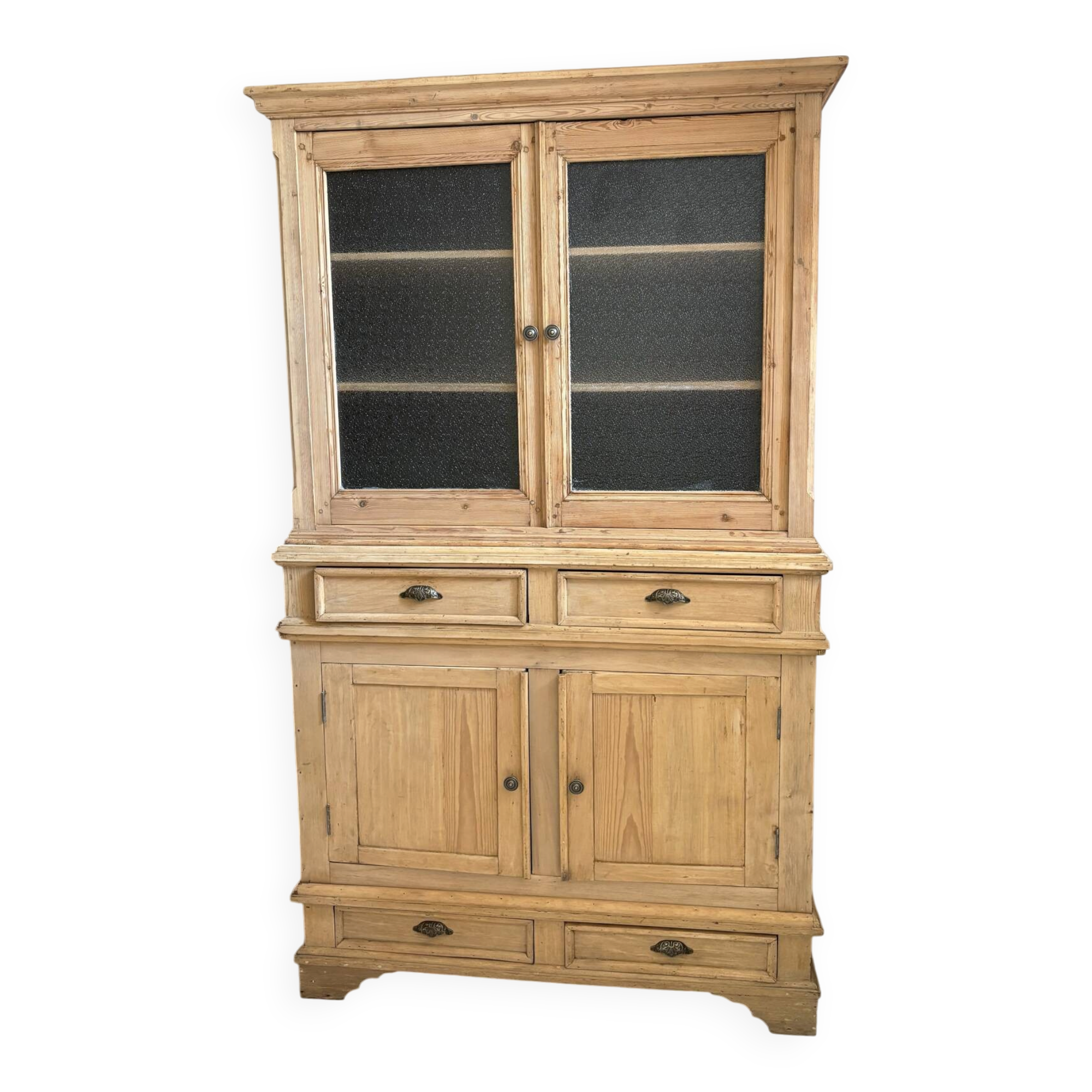 Solid wood display cabinet