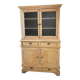Solid wood display cabinet