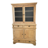 Solid wood display cabinet