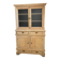 Solid wood display cabinet