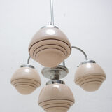 Lustre Art déco à trois bras, années 1930
