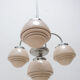 Lustre Art déco à trois bras, années 1930