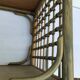Wicker rattan coffee table 60s-70s