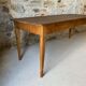 Antique wooden table with tapered legs – 200 cm