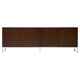 Sideboard in walnut by Florence Knoll Mid Century Modern Executive Boardroom Storage