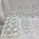 Art deco crystal glass service